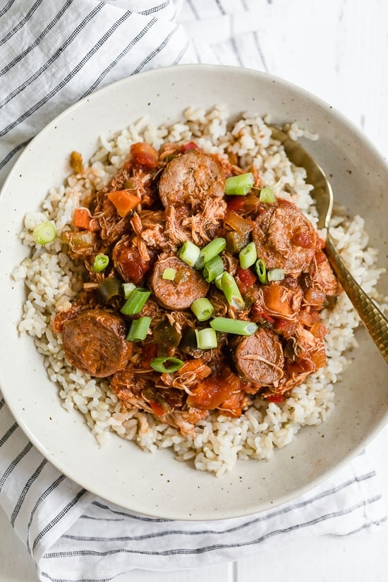 Slow Cooker Chicken and Sausage Creole