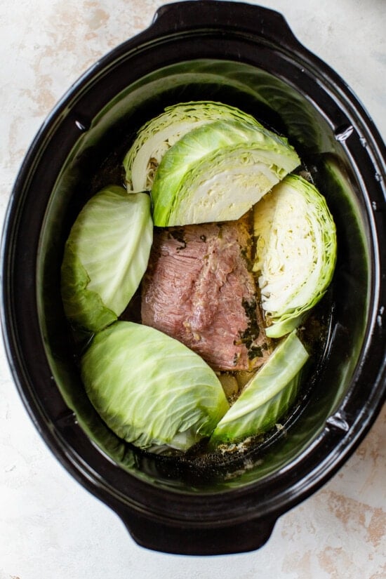 Crock Pot Corned Beef and Cabbage