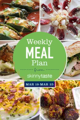 A free 7-day flexible meal plan including breakfast, lunch and dinner and a shopping list. All recipes include calories and Weight Watchers Freestyle Smart Points.