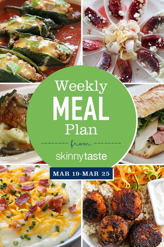 A free 7-day flexible meal plan including breakfast, lunch and dinner and a shopping list. All recipes include calories and Weight Watchers Freestyle Smart Points.
