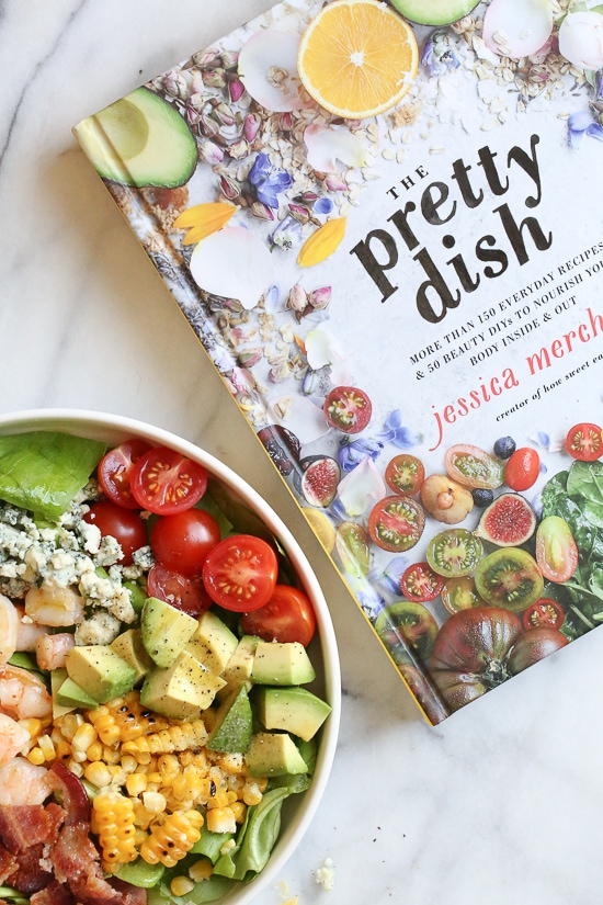 This hearty Chopped Salad with Shrimp, Blue Cheese and Bacon is simple and satisfying!