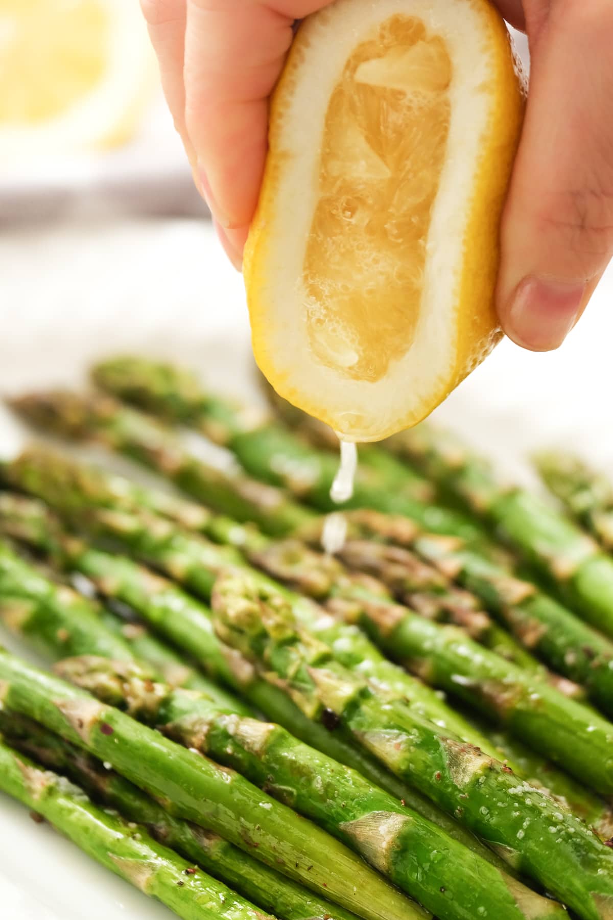 Roasted Asparagus with lemon