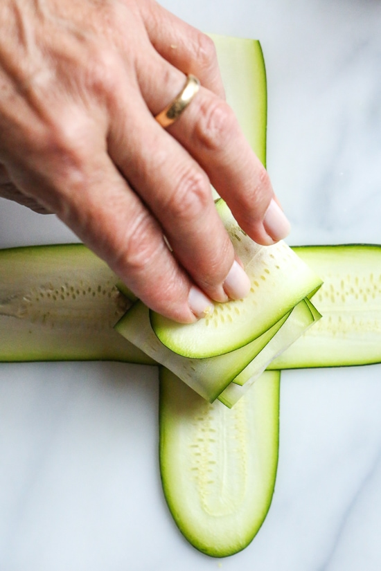 These low-carb pork dumplings, made with zucchini in place of dough are so dang good, you won't miss the carbs! They are also keto, paleo, gluten-free and whole30 friendly!