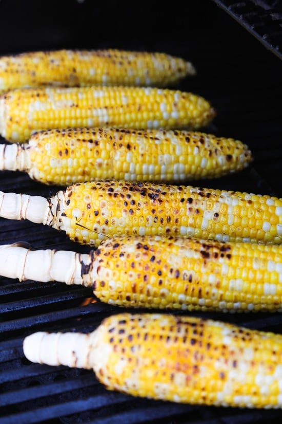 This charred Grilled Corn and Feta Salad is an easy 5-ingredient summer side dish. It goes perfect with anything you're grilling!