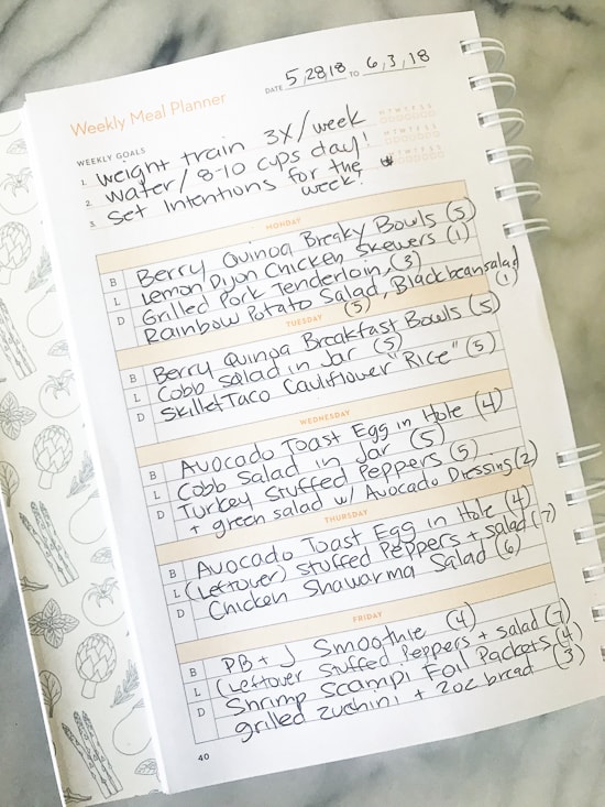Skinnytaste Meal Plan (May 28-June 3)