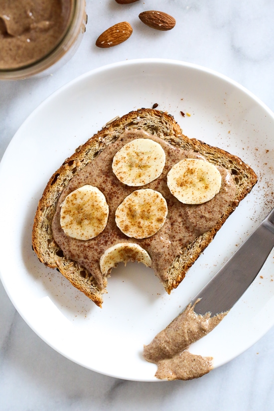 Homemade nut butter is so simple to make, just two ingredients (nuts and salt)! Simply toast the nuts then put them in the food processor. Here I made nut butter three ways; almond butter, walnut butter and pecan butter but any tree nut would work.