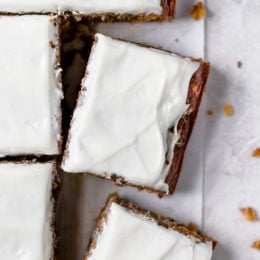 Fruity, moist and delicious, this banana and zucchini cake is loaded crushed pineapple and lightly sweetened with honey.