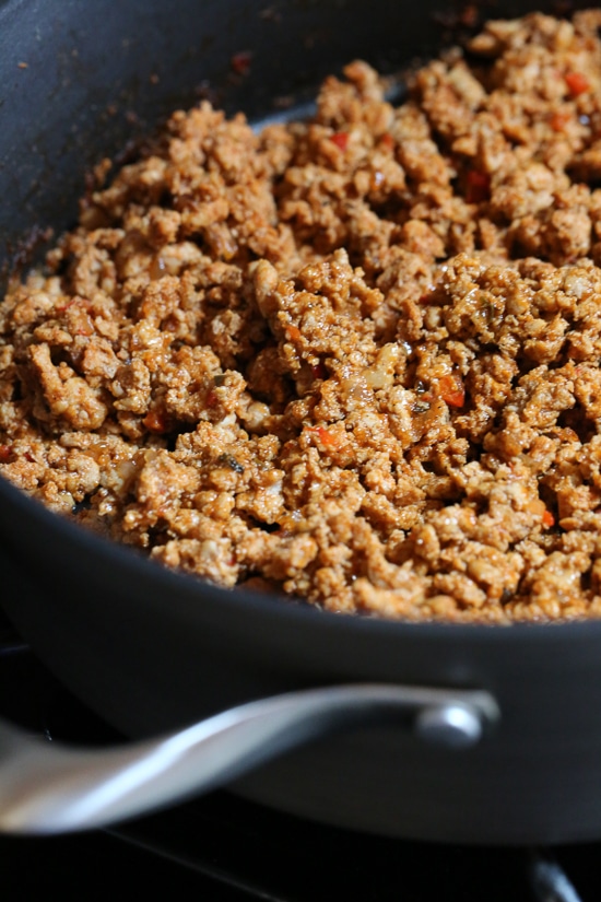 These taco empanadas are made from scratch with my ground turkey taco recipe and my quick and easy pizza dough recipe!