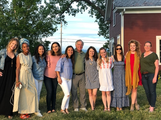 an incredible farm tour in Vermont with the team and co-founder of Stonyfield Yogurt