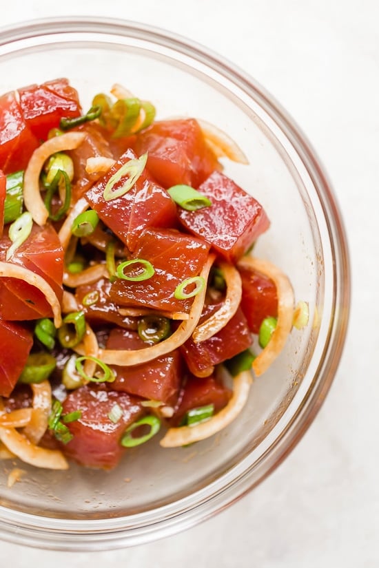 marinated ahi tuna
