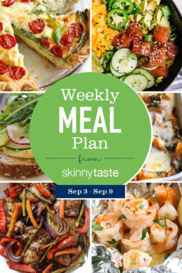 A free 7-day flexible meal plan including breakfast, lunch and dinner and a shopping list. All recipes include calories and Weight Watchers Freestyle™ SmartPoints®.