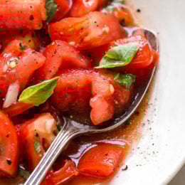 Summer tomato salad
