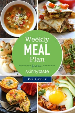 A free 7-day flexible meal plan including breakfast, lunch and dinner and a shopping list. All recipes include calories and Weight Watchers Freestyle™ SmartPoints®.
