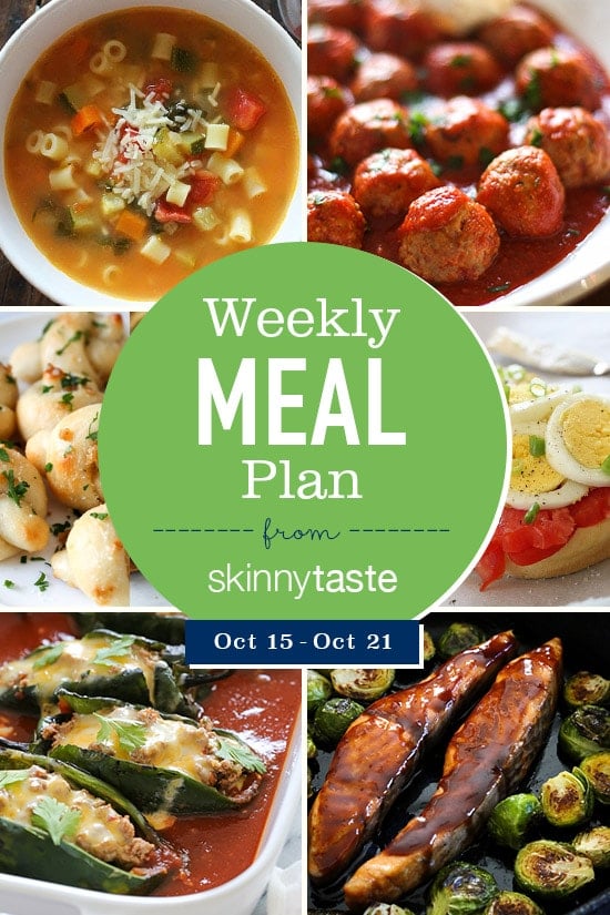 A free 7-day flexible meal plan including breakfast, lunch and dinner and a shopping list. All recipes include calories and Weight Watchers Freestyle™ SmartPoints®.