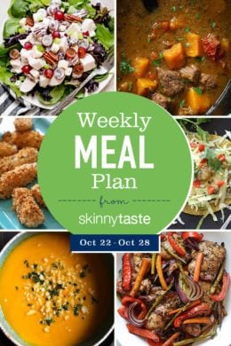 A free 7-day flexible meal plan including breakfast, lunch and dinner and a shopping list. All recipes include calories and Weight Watchers Freestyle™ SmartPoints®.