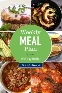 A free 7-day flexible meal plan including breakfast, lunch and dinner and a shopping list. All recipes include calories and Weight Watchers Freestyle™ SmartPoints®.