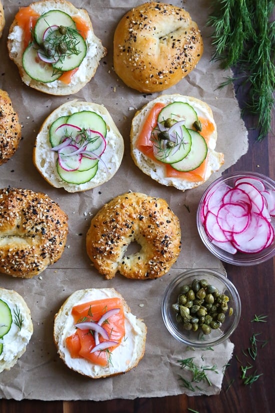 How To Setup an Easy Bagel Bar Brunch Setting up a bagel bar is the perfect fuss-free breakfast or brunch solution for easy entertaining!