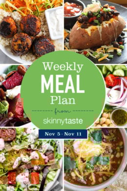 A free 7-day flexible meal plan including breakfast, lunch and dinner and a shopping list. All recipes include calories and Weight Watchers Freestyle™ SmartPoints®.