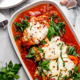 This quick and easy Chicken Parmesan is the answer to your weeknight dreams!! And since it's made in the Instant Pot, it's ready in minutes!