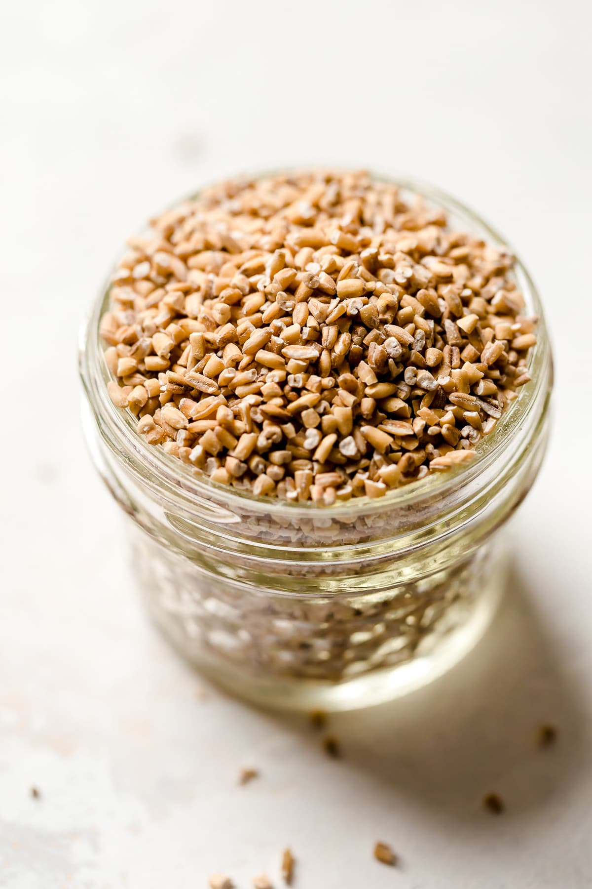 A warm and heart healthy breakfast, making Steel Cut Oats in the Instant Pot is so much faster than making them on the stove! A mason jar of steel cut oats