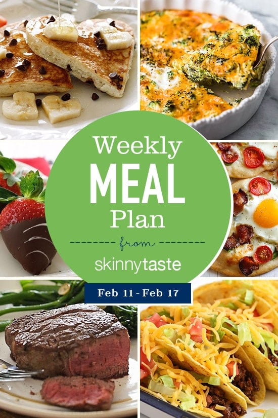 A free 7-day flexible weight loss meal plan including breakfast, lunch and dinner and a shopping list. All recipes include calories and Weight Watchers Freestyle™ SmartPoints®.