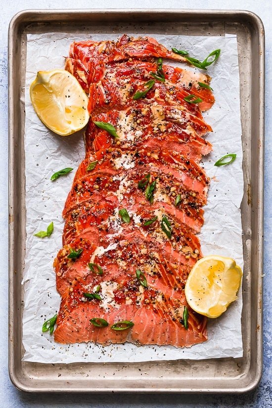 This creamy Smoked Salmon Chowder is truly comfort food in a bowl! Made with hot-smoked salmon (full of heart-healthy fats) and a ton of nutrient-packed veggies (onion, celery, carrots, potatoes, corn and cauliflower), it’s a good-for-you soup the whole family will love. Stove top and Instant Pot directions provided.