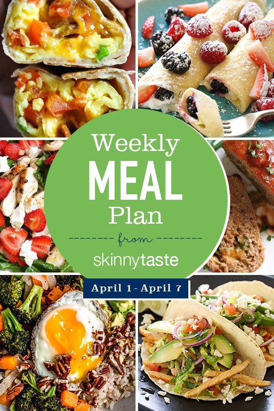 A free 7-day flexible weight loss meal plan including breakfast, lunch and dinner and a shopping list. All recipes include calories and Weight Watchers Freestyle™ SmartPoints®.