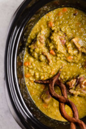 Slow Cooker Split Pea Soup