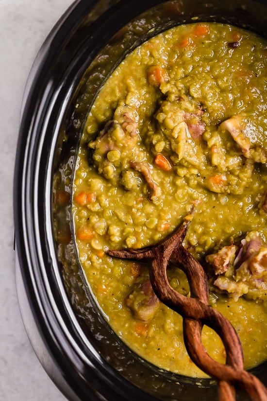 Slow Cooker Split Pea Soup