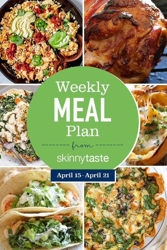 A free 7-day flexible weight loss meal plan including breakfast, lunch and dinner and a shopping list. All recipes include calories and Weight Watchers Freestyle™ SmartPoints®.