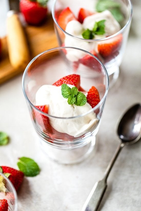 strawberries and cream