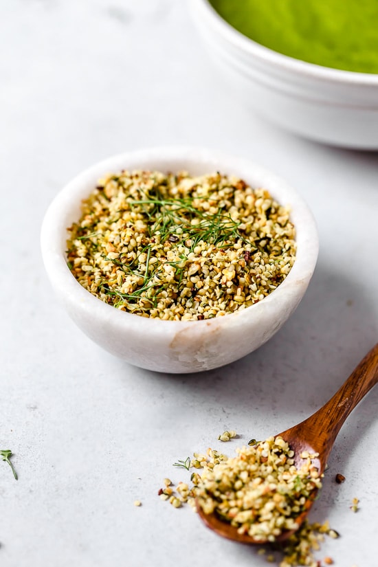 Green Detox Soup with Toasted Hemp Gremolata