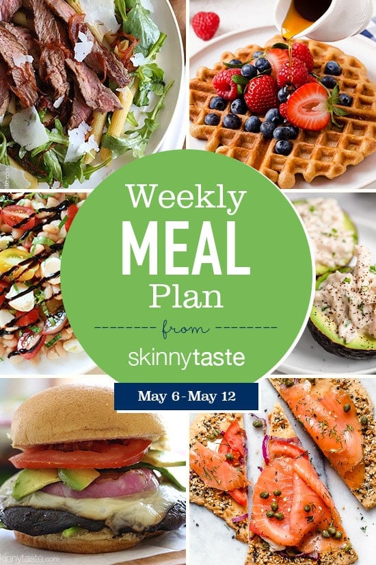 A free 7-day flexible weight loss meal plan including breakfast, lunch and dinner and a shopping list. All recipes include calories and WW SmartPoints®.