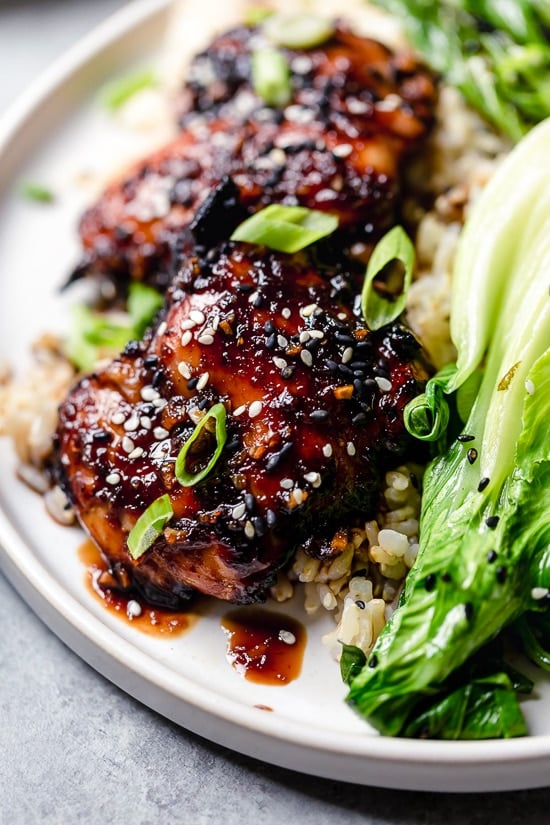 Asian Glazed Chicken Thighs