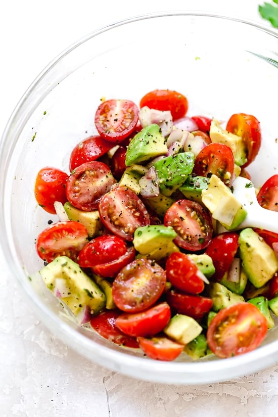 This Salmon Avocado Salad is made with my two favorite super foods – avocado and wild salmon. I could eat this every day!