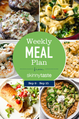 Skinnytaste Meal Plan (September 9-September 15)