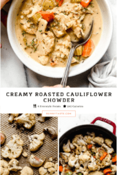 Creamy Roasted Cauliflower Soup