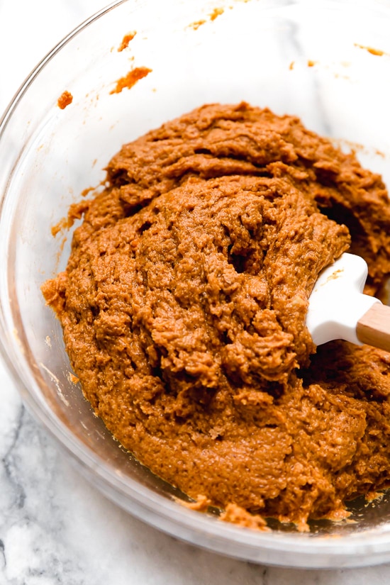 pumpkin muffin batter