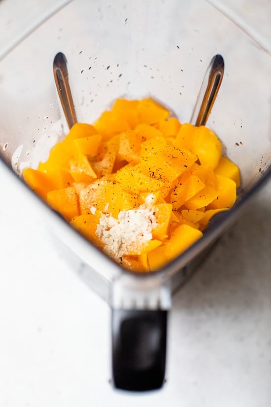 butternut in the blender