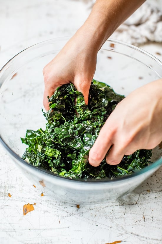 Massaged kale
