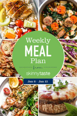 A free 7-day flexible weight loss meal plan including breakfast, lunch and dinner and a shopping list. All recipes include calories and updated WW Smart Points.
