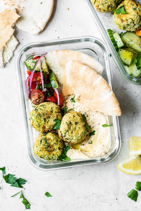 This easy Falafel recipe is made quicker and healthier in the air fryer with canned chickpeas – no deep frying!