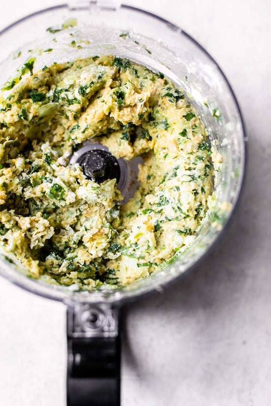 This easy Falafel recipe is made quicker and healthier in the air fryer with canned chickpeas – no deep frying!