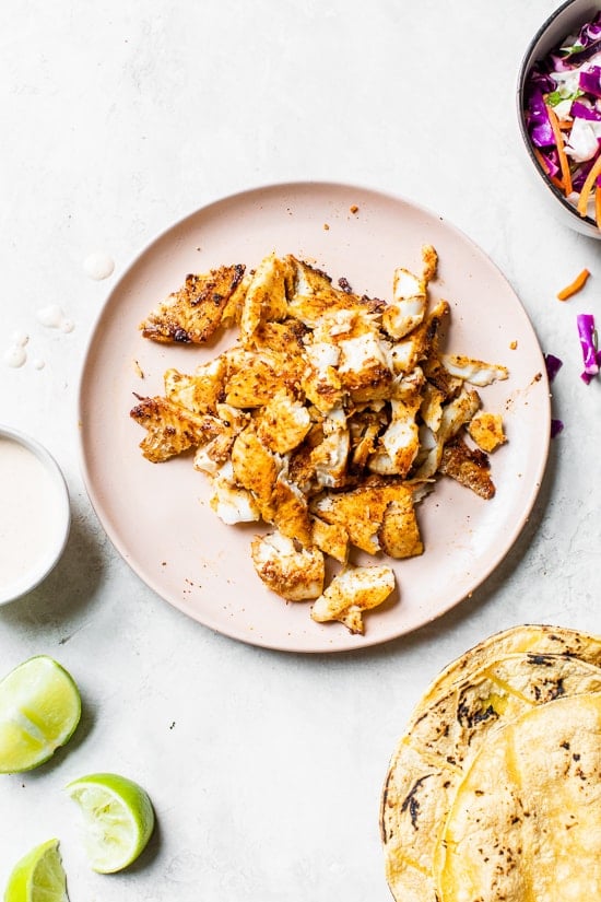 Cod fish for fish tacos