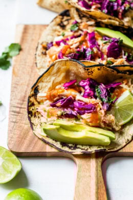 slow cooker chicken tacos