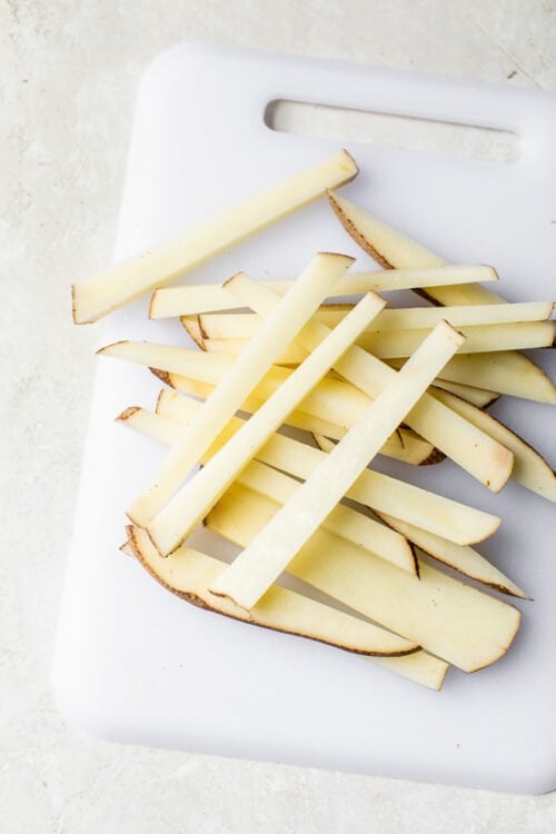how to cut french fries