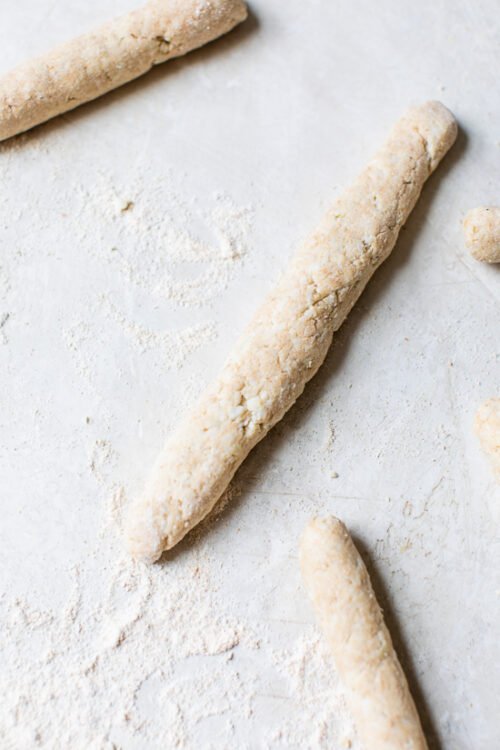 dough into 8 equal pieces