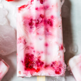 Raspberry Yogurt Ice Pops