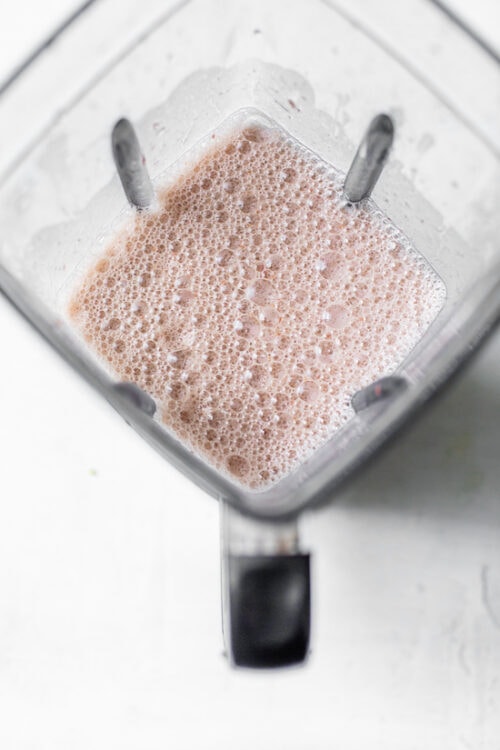 beans in the blender