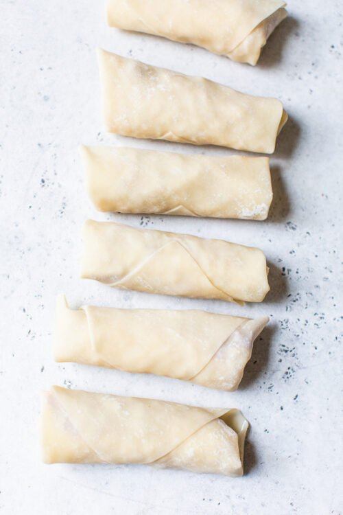 Rolling Pastrami Reuban Eggrolls